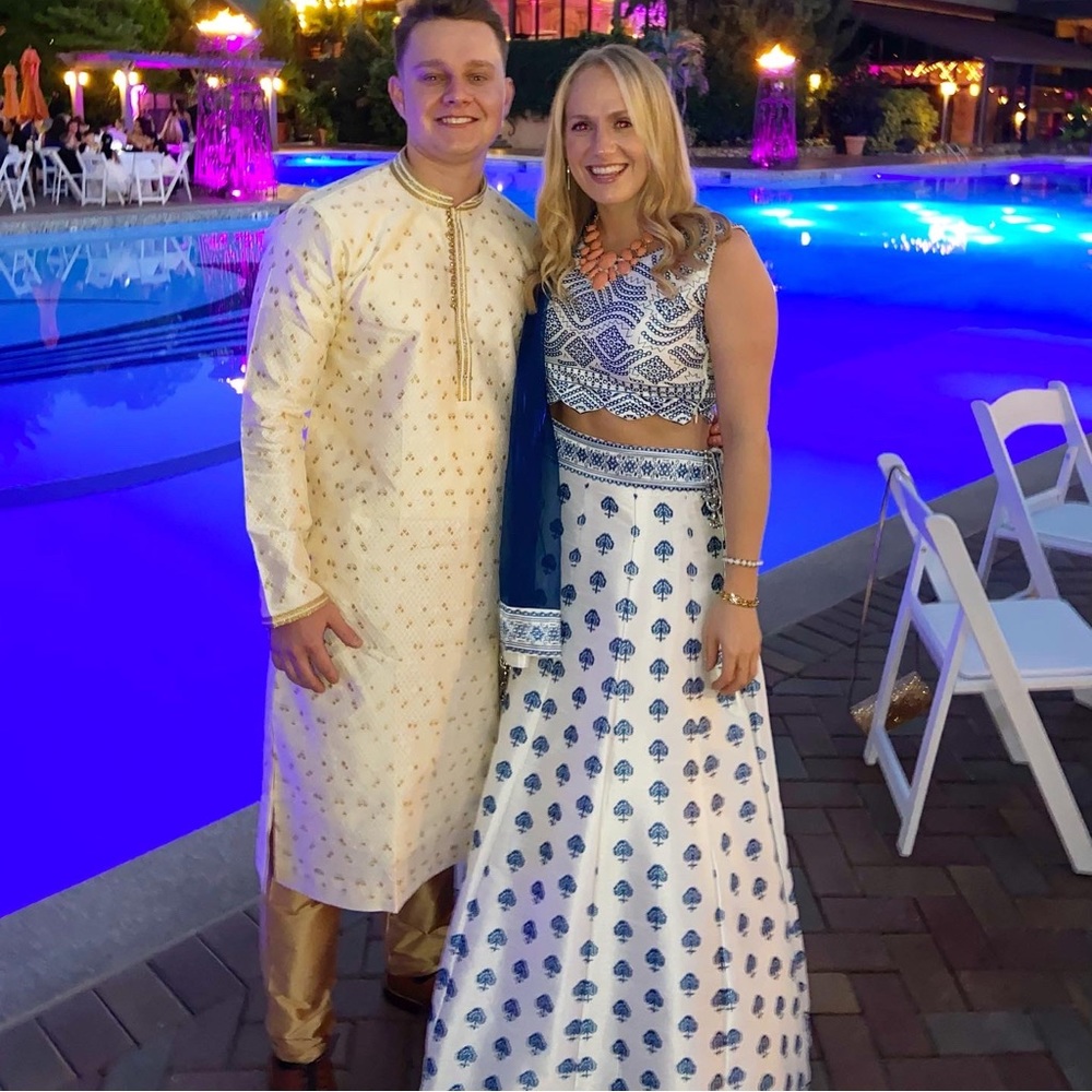 Indian Lehenga w/Scarf Saree